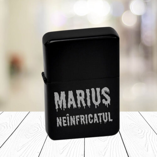 Brichetă neagră personalizată Nume