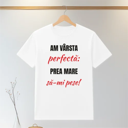 Tricou personalizabil imprimat, cu cauciuc, Aniversarea vârstei [ #0067 ]