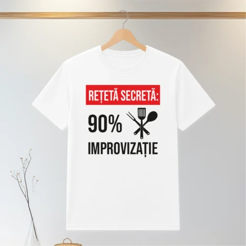 Tricou personalizabil imprimat, cu cauciuc, Cadou pentru Bucătar [ #0093 ]