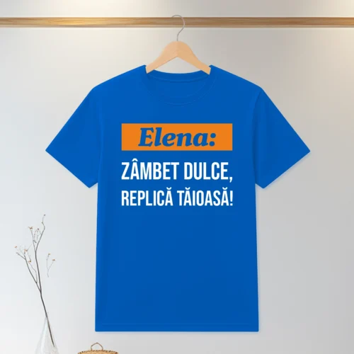 Tricou personalizabil imprimat, cu cauciuc, Aniversarea zilei onomastice, Sf. Elena [ #0100 ]