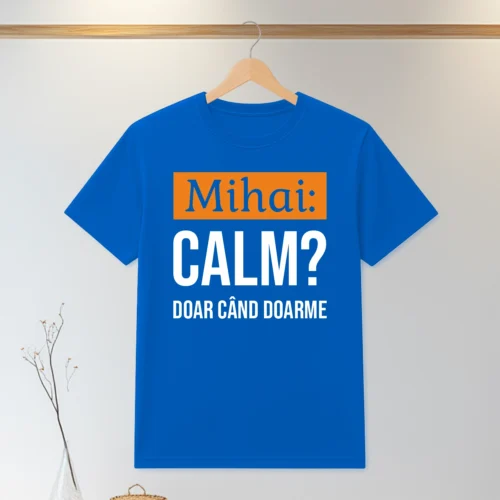 Tricou personalizabil imprimat, cu cauciuc, Aniversarea zilei onomastice, Sf. Mihai [ #0103 ]