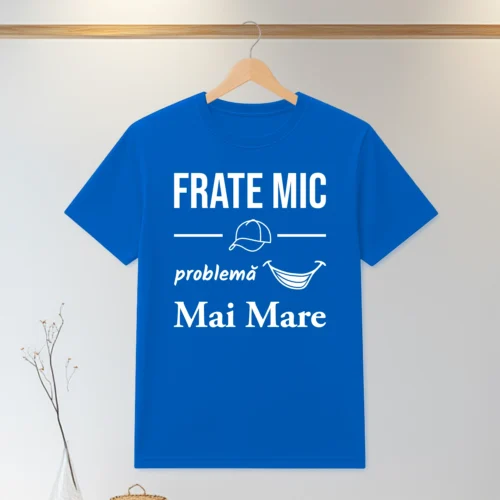Tricou personalizabil imprimat, cu cauciuc, Cadou pentru Frate [ #0144 ]