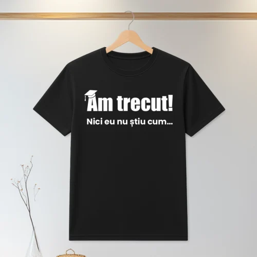 Tricou personalizabil imprimat, cu cauciuc, Absolvire [ #0057 ]