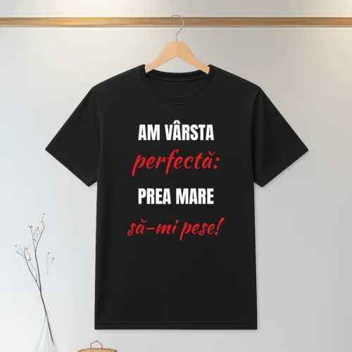 Tricou personalizabil imprimat, cu cauciuc, Aniversarea vârstei [ #0067 ]