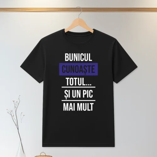 Tricou personalizabil imprimat, cu cauciuc, Cadou pentru Bunicul [ #0096 ]