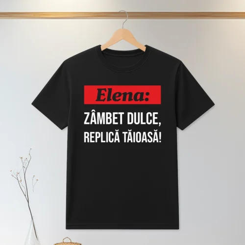 Tricou personalizabil imprimat, cu cauciuc, Aniversarea zilei onomastice, Sf. Elena [ #0100 ]