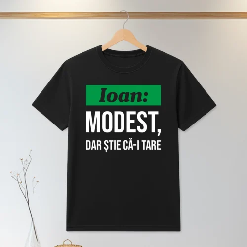 Tricou personalizabil imprimat, cu cauciuc, Aniversarea zilei onomastice, Sf. Ioan [ #0102 ]