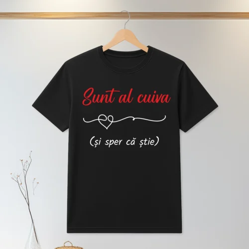 Tricou personalizabil imprimat, cu cauciuc, Cadou de Valentine’s Day [ #0117 ]