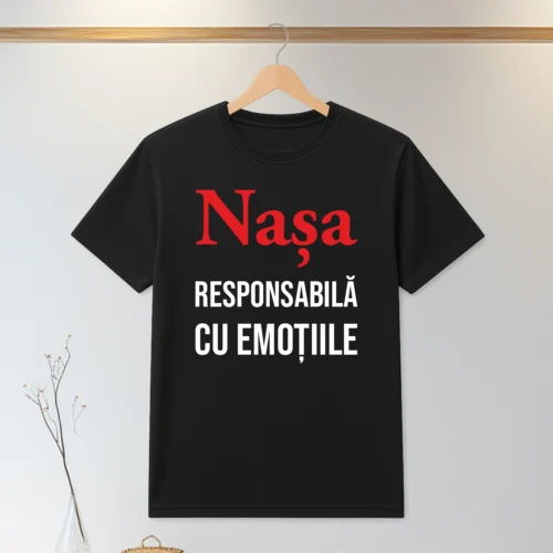 Tricou personalizabil imprimat, cu cauciuc, Cadou pentru Nașa de Nuntă [ #0128 ]