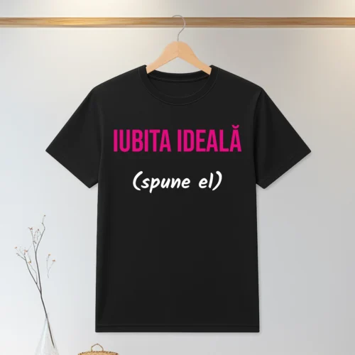 Tricou personalizabil imprimat, cu cauciuc, Cadou pentru Iubită [ #0135 ]
