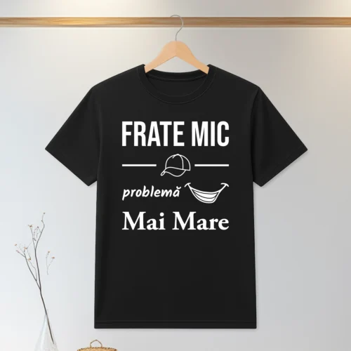 Tricou personalizabil imprimat, cu cauciuc, Cadou pentru Frate [ #0144 ]