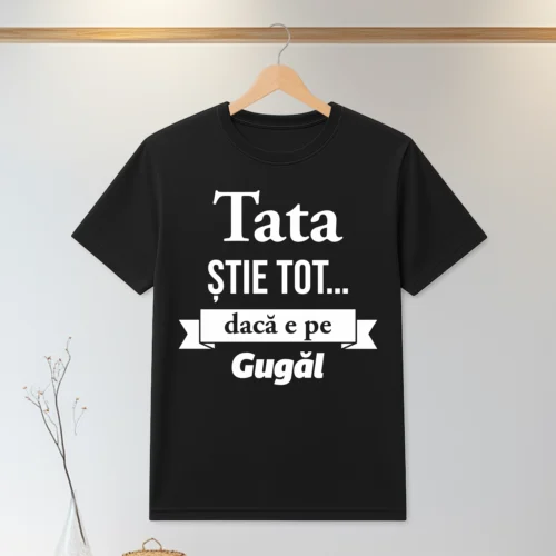 Tricou personalizabil imprimat, cu cauciuc, Cadou pentru Tata [ #0152 ]
