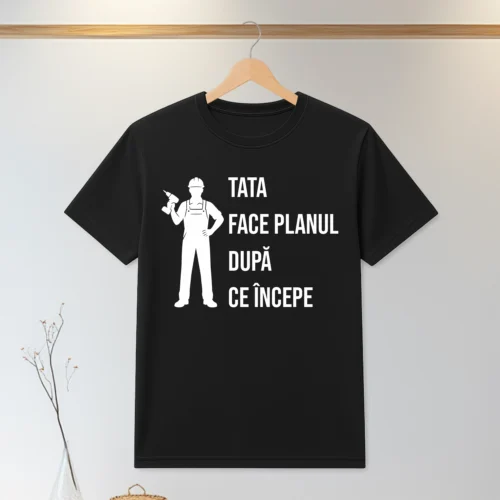 Tricou personalizabil imprimat, cu cauciuc, Cadou pentru Tata [ #0153 ]