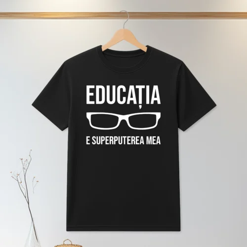 Tricou personalizabil imprimat, cu cauciuc, Cadou pentru Profesor [ #0171 ]