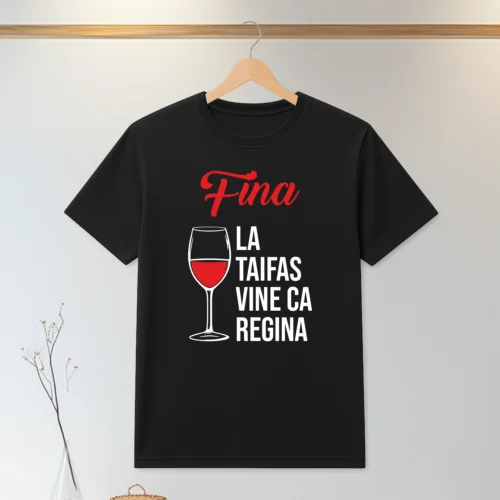 Tricou personalizabil imprimat, cu cauciuc, Cadou pentru Fina [ #0178 ]