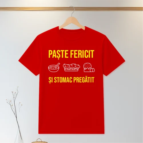 Tricou personalizabil imprimat, cu cauciuc, Cadou de Paște [ #0109 ]