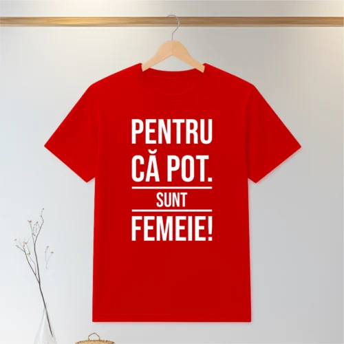 Tricou personalizabil imprimat, cu cauciuc, Cadou de 8 Martie [ #0113 ]