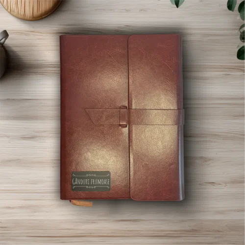 Agendă piele personalizată – simplă sau set cu termos, Cadou pentru Orice ocazie [ #0288 ]