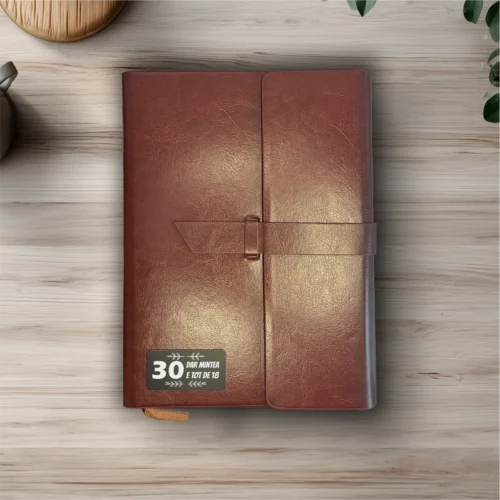 Agendă piele personalizată – simplă sau set cu termos, Cadou pentru Aniversarea vârstei de 30 de ani [ #0368 ]