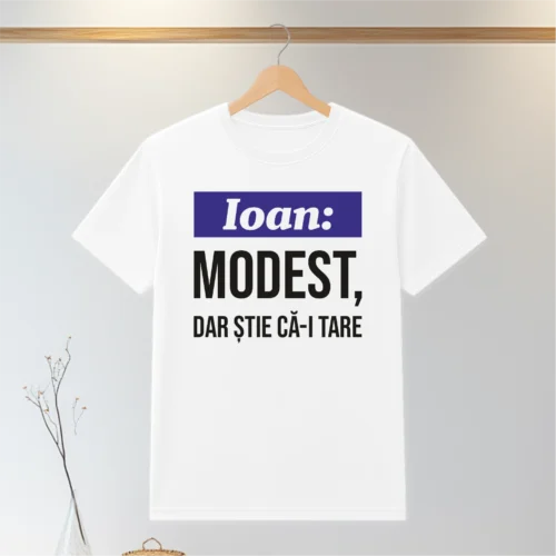 Tricou personalizabil imprimat, cu cauciuc, Aniversarea zilei onomastice, Sf. Ioan [ #0102 ]