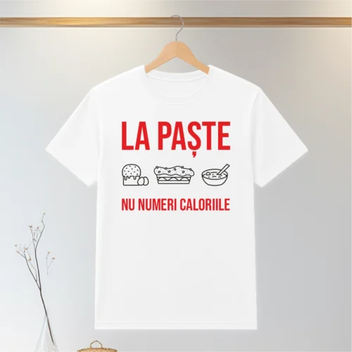 Tricou personalizabil imprimat, cu cauciuc, Cadou de Paște [ #0108 ]