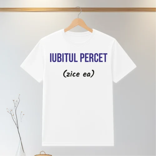 Tricou personalizabil imprimat, cu cauciuc, Cadou pentru Iubit [ #0136 ]