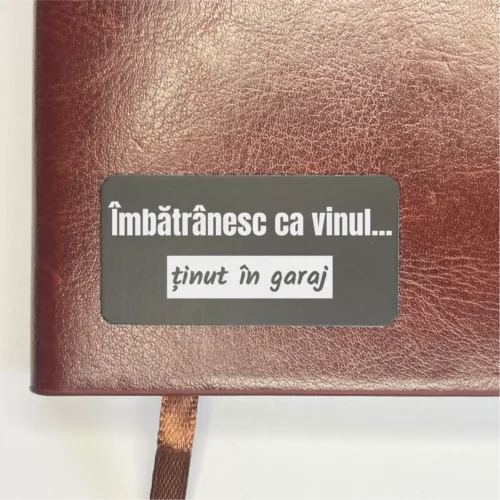 Agendă piele personalizată – simplă sau set cu termos, Cadou pentru Aniversarea vârstei [ #0310 ]