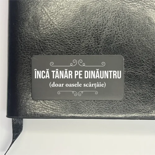 Agendă piele personalizată – simplă sau set cu termos, Cadou pentru Aniversarea vârstei [ #0319 ]