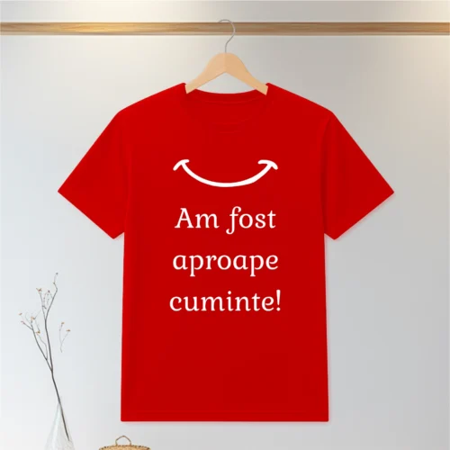 Tricou personalizabil imprimat, cu cauciuc, Cadou de Craciun [ #0553 ]
