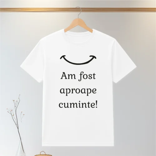 Tricou personalizabil imprimat, cu cauciuc, Cadou de Craciun [ #0553 ]