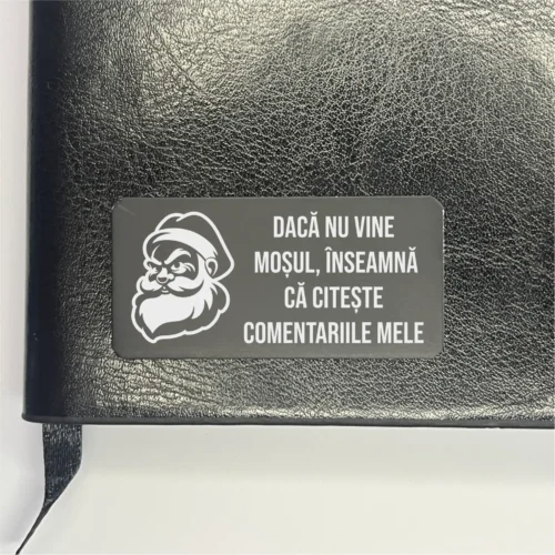Agendă piele personalizată – simplă sau set cu termos, Cadou de Crăciun [ #0572 ]