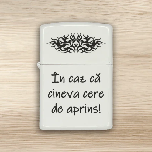 Brichetă benzină personalizată – simplă sau set cu breloc, Cadou pentru Orice ocazie [ #0298 ]