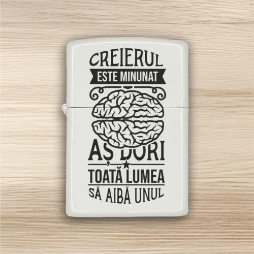Brichetă benzină personalizată – simplă sau set cu breloc, Cadou pentru Orice ocazie [ #0582 ]
