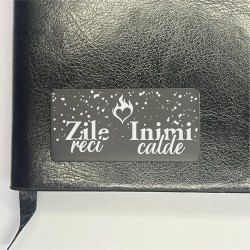 Agendă piele personalizată – simplă sau set cu termos, Cadou de Crăciun [ #0612 ]