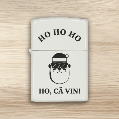 Brichetă benzină personalizată – simplă sau set cu breloc, Cadou de Crăciun [ #0698 ]