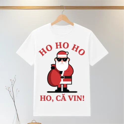 Tricou personalizabil imprimat, cu cauciuc, Cadou de Crăciun [ #0700 ]