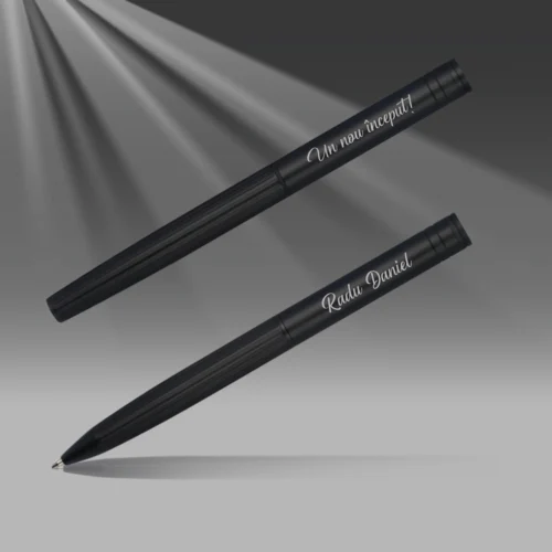 Set 2 Pixuri Metalice Personalizabile, Cadou pentru Absolvire [ #1060 ]
