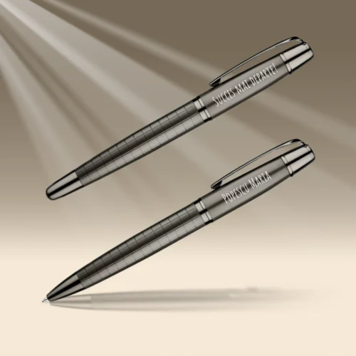 Set 2 Pixuri Metalice Personalizabile, Cadou pentru Absolvire [ #1070 ]