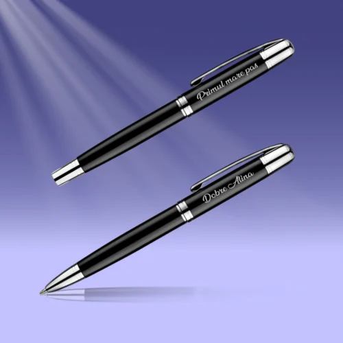 Set 2 Pixuri Metalice Personalizabile, Cadou pentru Absolvire [ #1090 ]