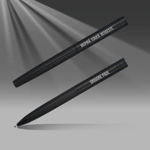 Set 2 Pixuri Metalice Personalizabile, Cadou pentru Profesor [ #1104 ]