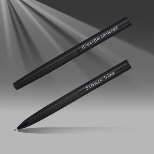 Set 2 Pixuri Metalice Personalizabile, Cadou pentru Profesor [ #1147 ]