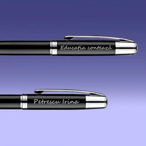 Set 2 Pixuri Metalice Personalizabile, Cadou pentru Profesor [ #1133 ]