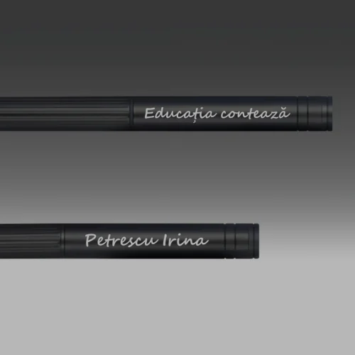 Set 2 Pixuri Metalice Personalizabile, Cadou pentru Profesor [ #1147 ]