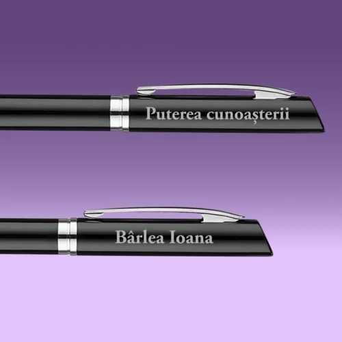 Set 2 Pixuri Metalice Personalizabile, Cadou pentru Profesor [ #1156 ]
