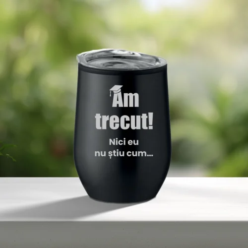 Termos mic personalizabil prin imprimare, Cadou pentru Absolvire [ #0985 ]
