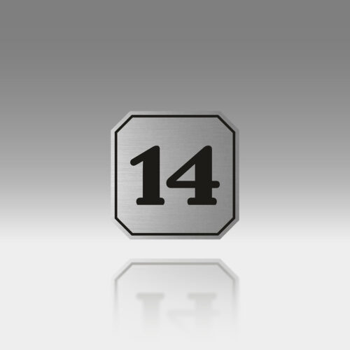 Plăcuță Număr Poartă Personalizată | 10x10 cm | #1183