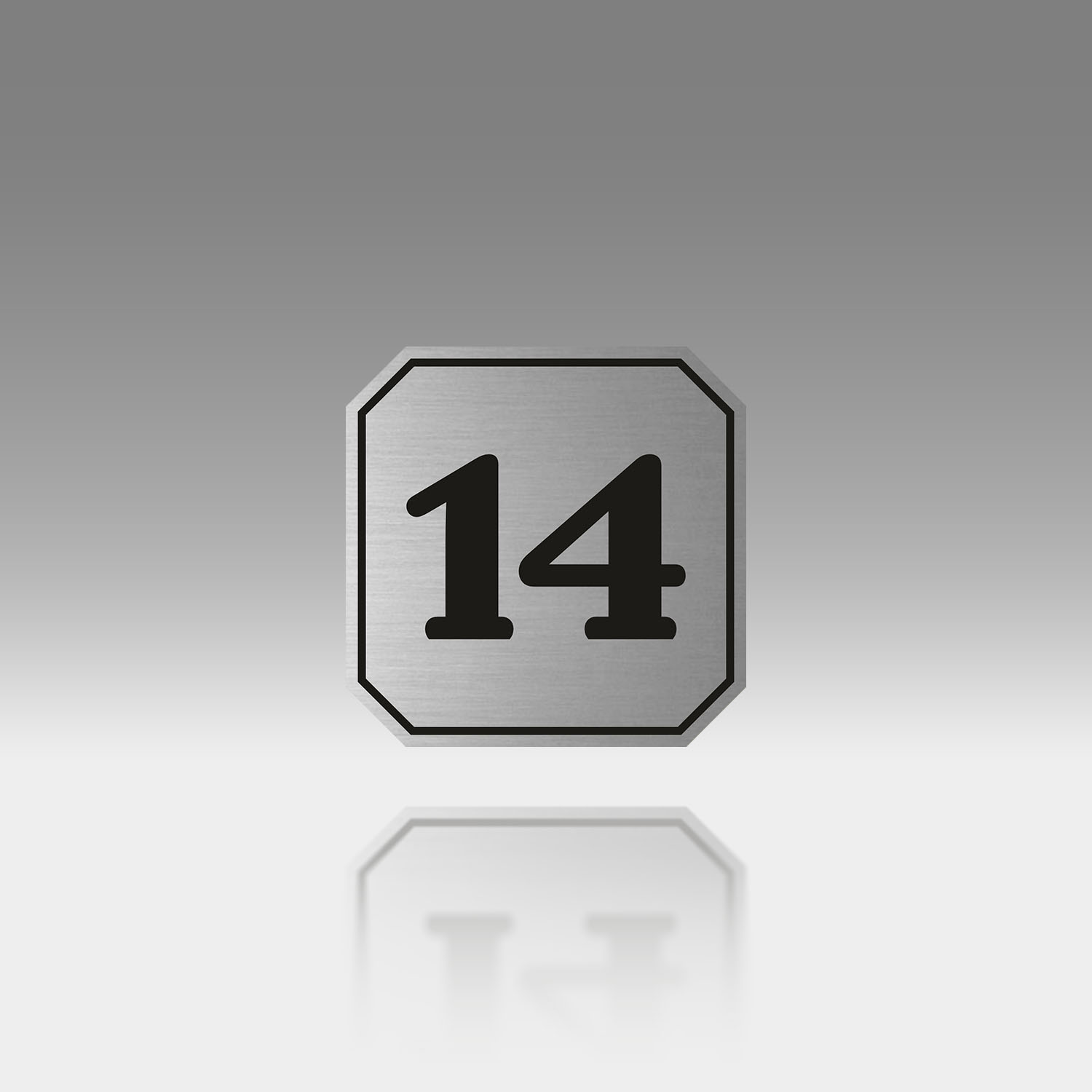 Plăcuță Număr Poartă Personalizată | 10x10 cm | #1183 - imagine 2
