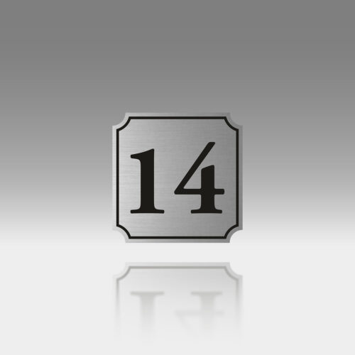 Plăcuță Număr Poartă Personalizată | 10x10 cm | #1184