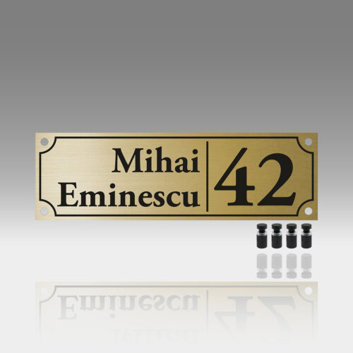 Plăcă Mică Stradă Personalizată | 29x9 cm | #1189