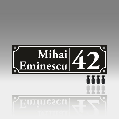 Plăcă Mică Stradă Personalizată | 29x9 cm | #1189